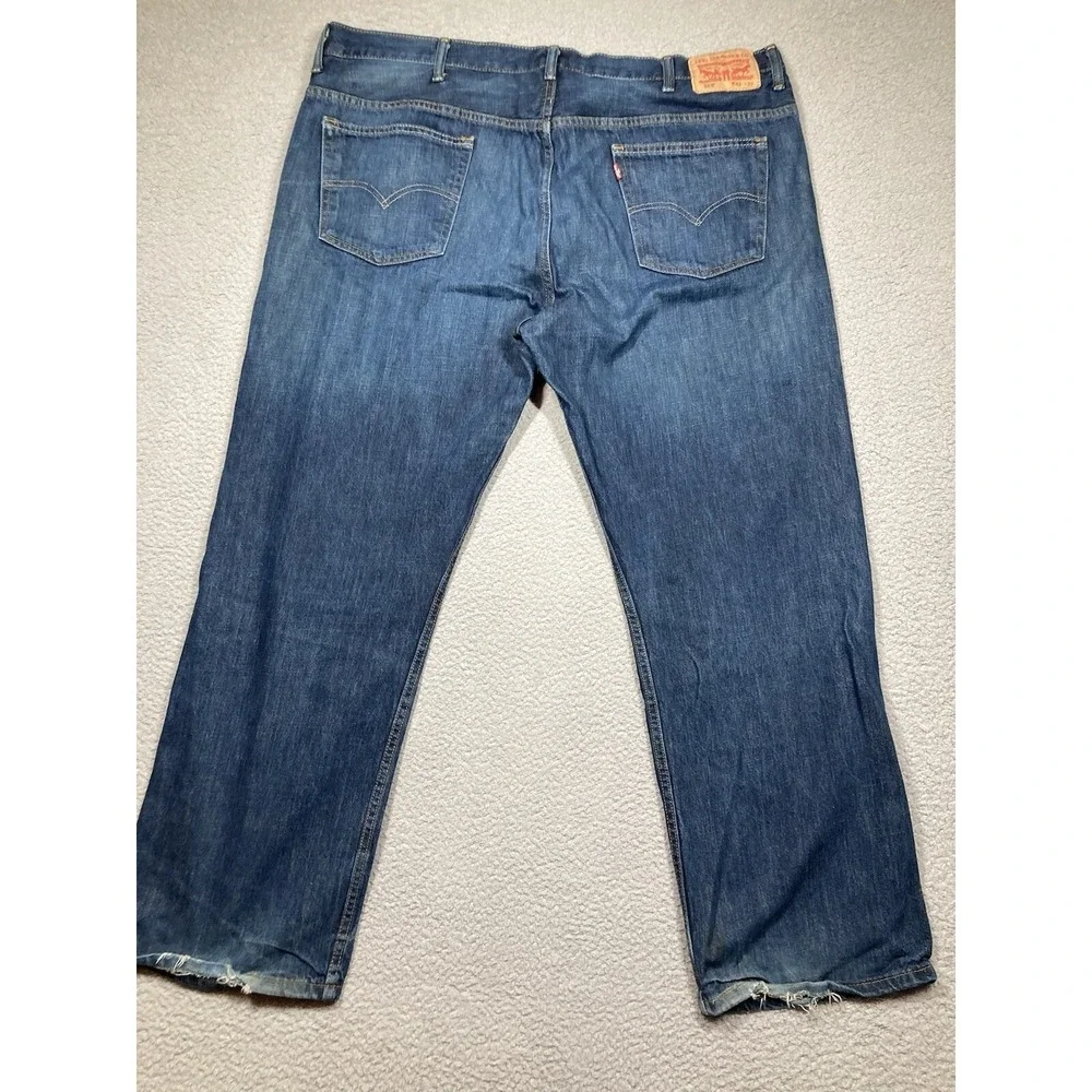 Levis Jeans Mens 42x32 Blue 569  Straight American‎ Cowboy Rodeo Western Denim